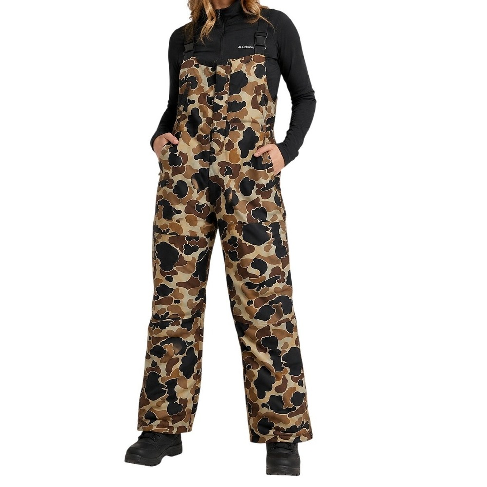 Columbia Vintage Women's M Duck Camo Insulated Bibs